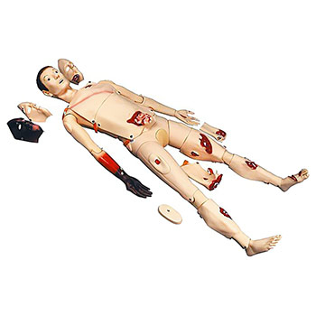 Механический полноростовой манекен для отработки первой помощи и транспортировки